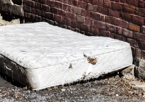 Can i put mattresses in a dumpster?